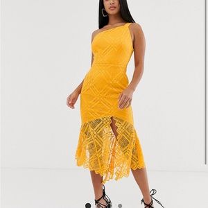 PETITE One shoulder dress